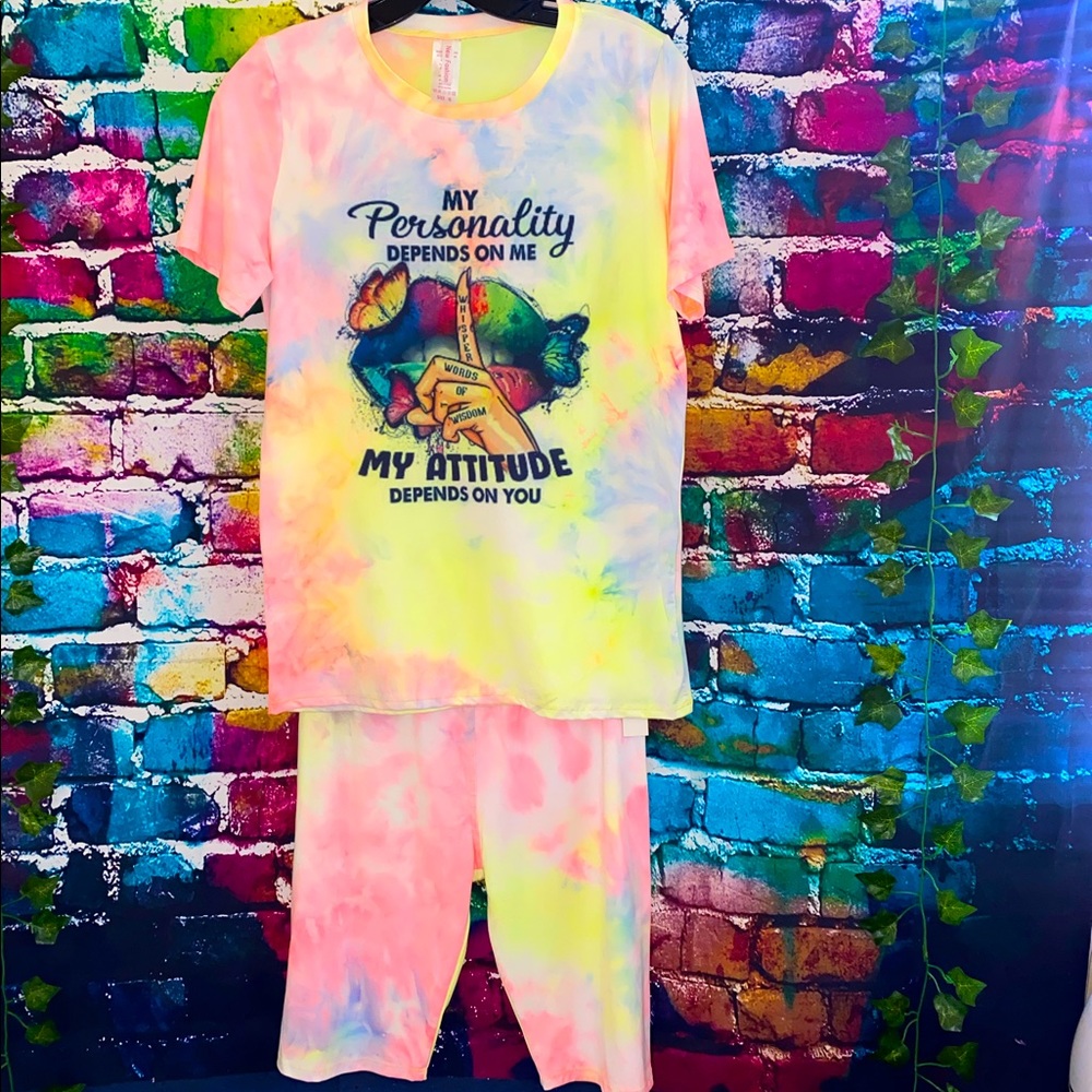 2pc 🌈 tye dye set!